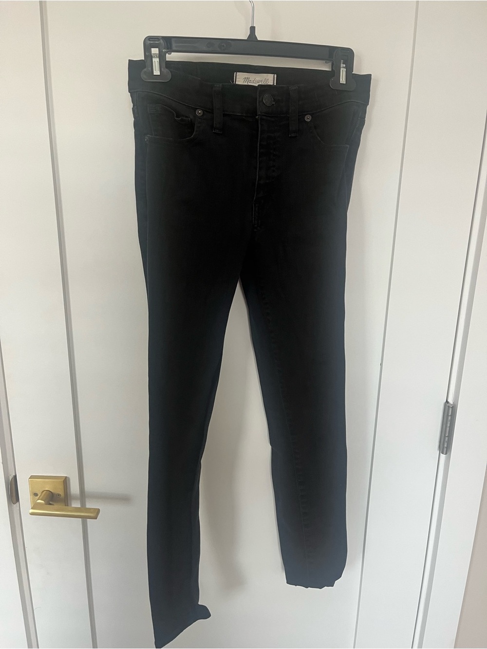 Madewell Black Skinny High-Rise Jeans